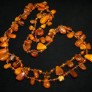 Amber beads on chain